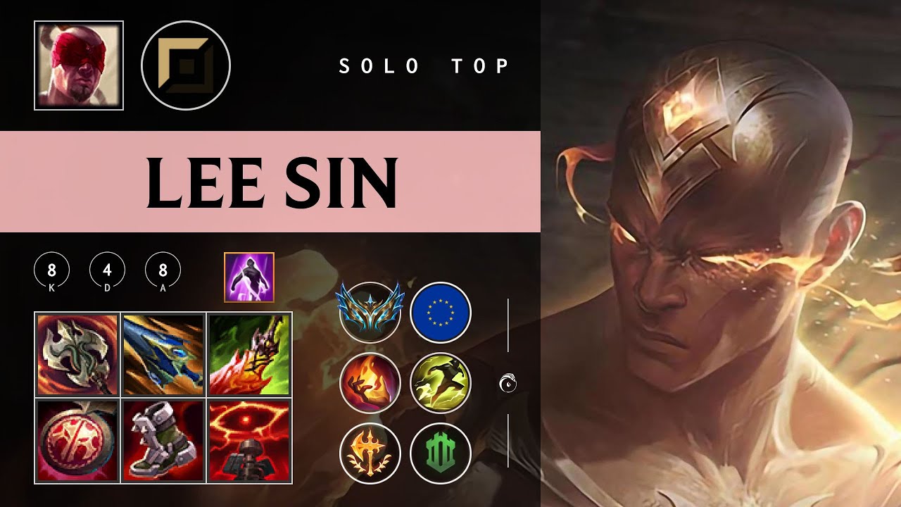 Lee Sin Top vs Darius - EUW Challenger Patch 26.02