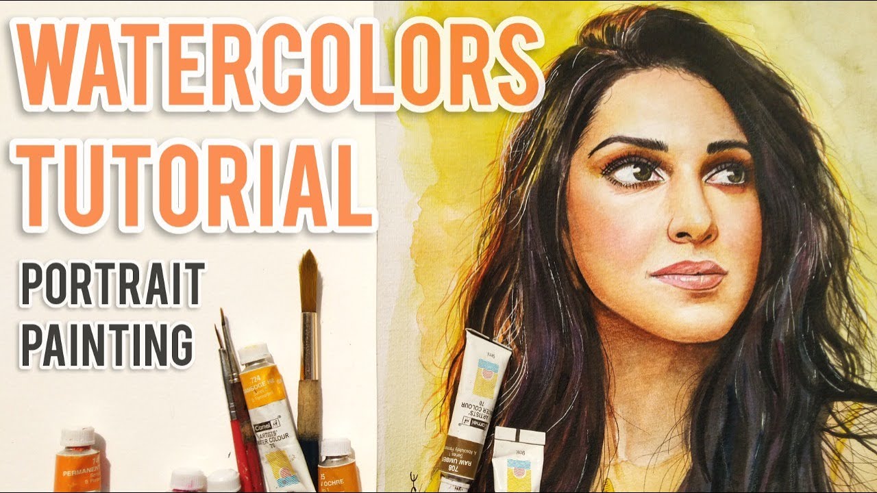 How To Do a Watercolour Portrait | Complete Tutorial