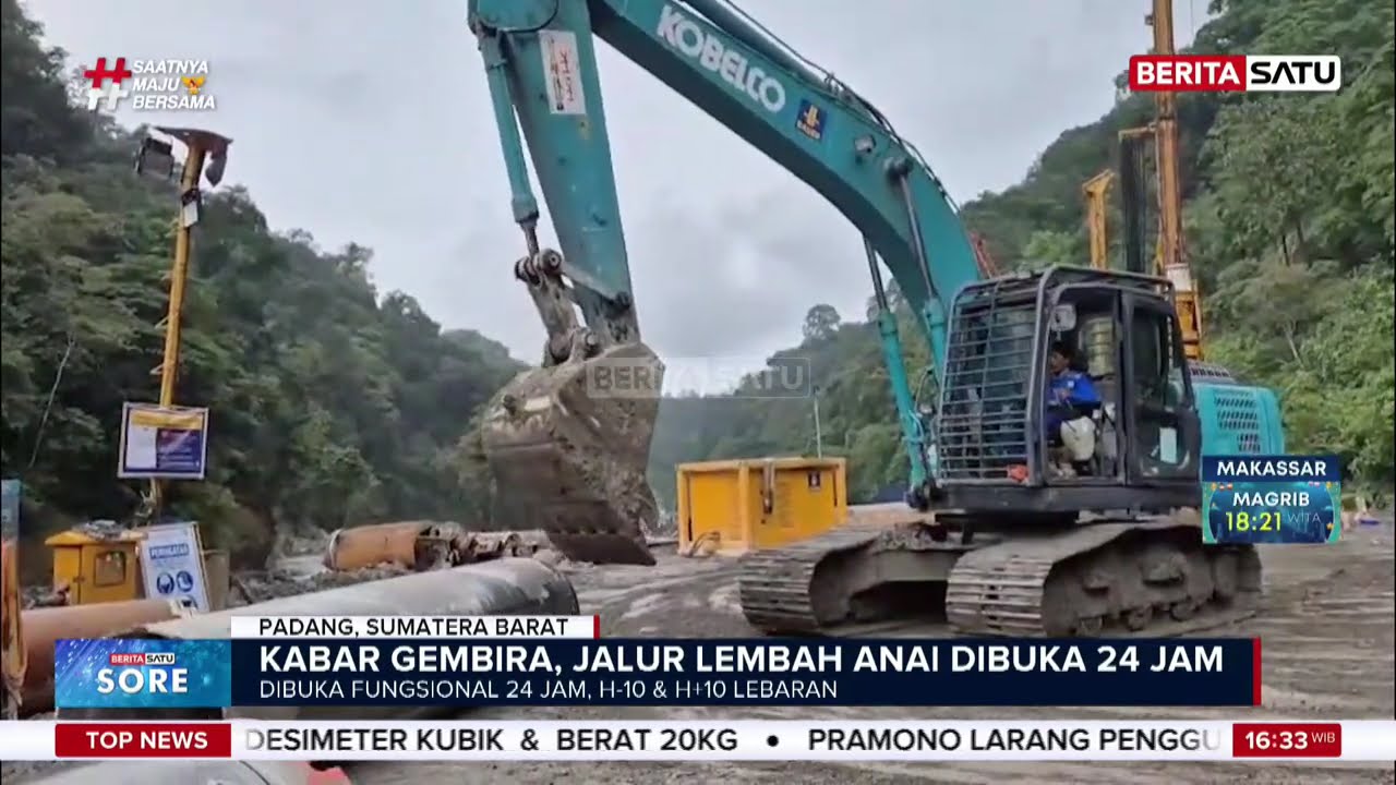 Kabar Baik Pemudik! Jalan Sicincin–Padang Panjang di Lembah Anai Dibuka 24 Jam #beritasatu