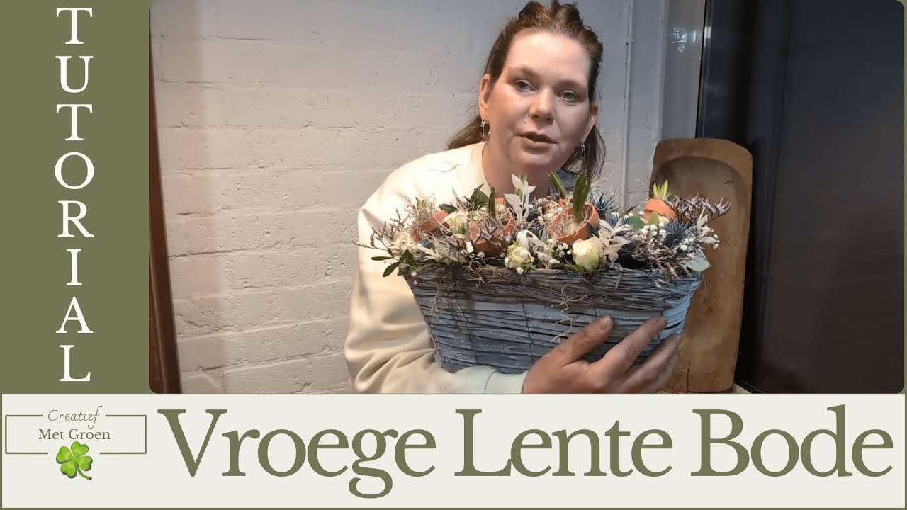 Mooi Lentestuk | Vroege Lente Bode | DIY Bloemschik Tutorial