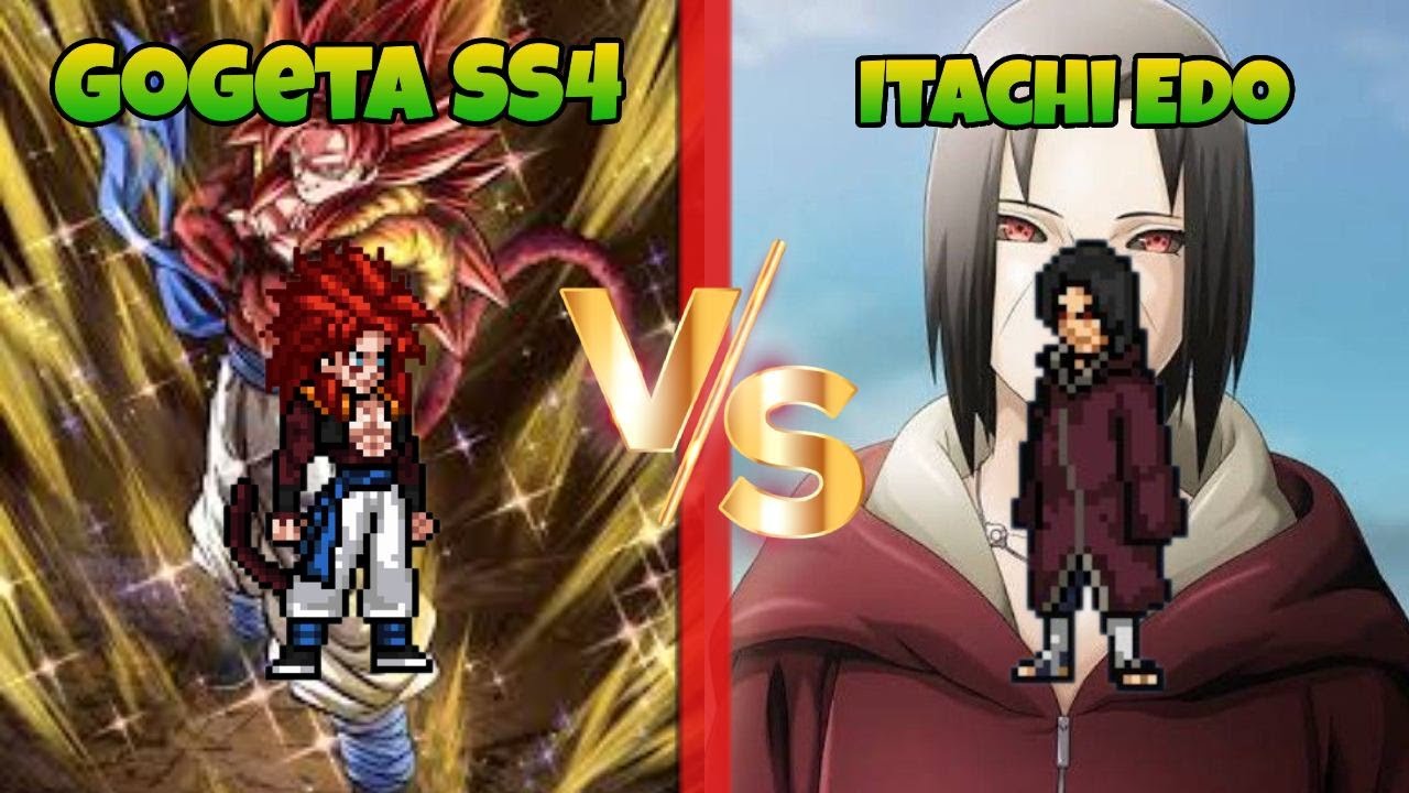 Jump Force MUGEN Gogeta SS4 vs Itachi Edo