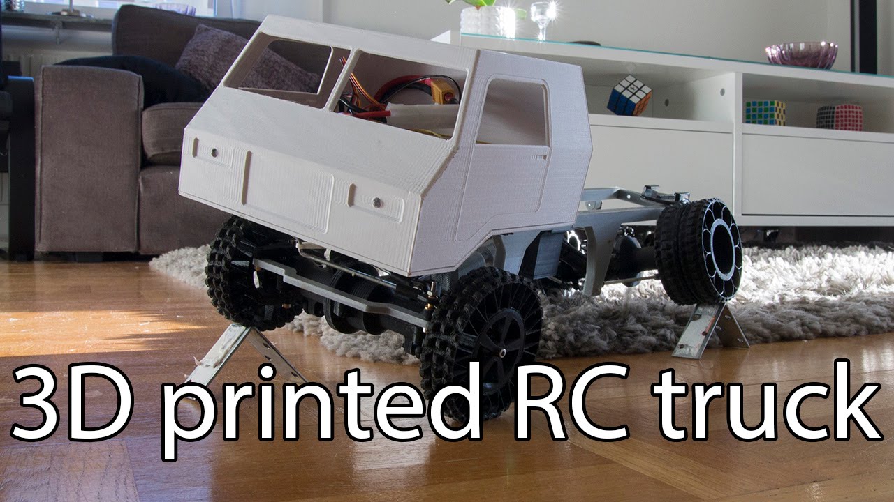 3D printed RC truck V3: Test-drive
