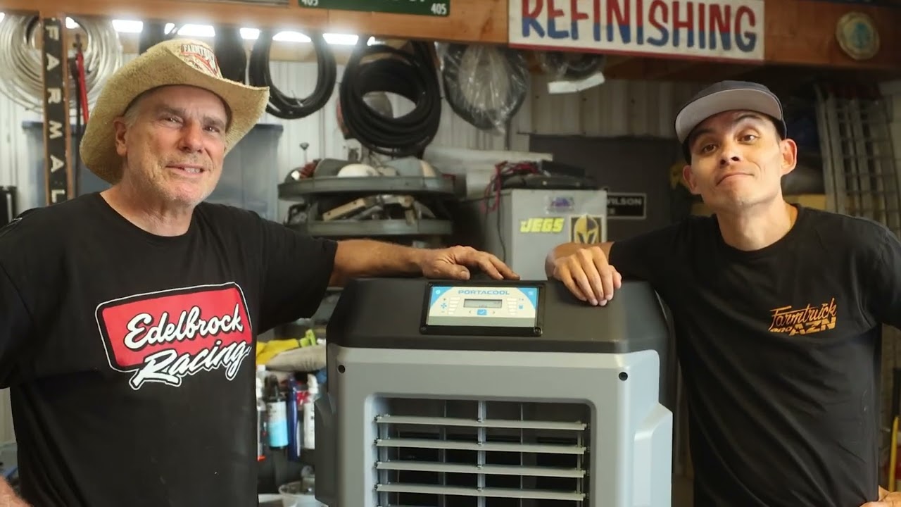 Not a normal Portacool, this one is a Portacooler! Our new Portacool Apex™ Series cooler is here!