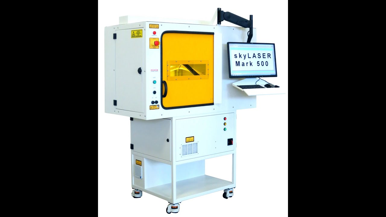 skyLASER Mark 500 Lasergravierer Laserbeschrifter Faserlaser 20 - 500W