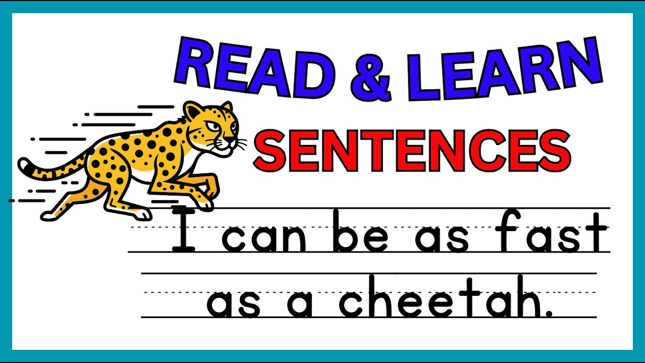Kids Read & Learn Sentences Part 21 ---- Build Reading Skills with Fun, Simple Sentences
