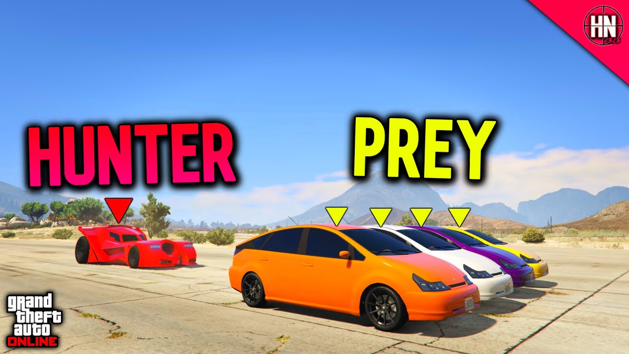 REVERSE GTA 5 ManHunt!