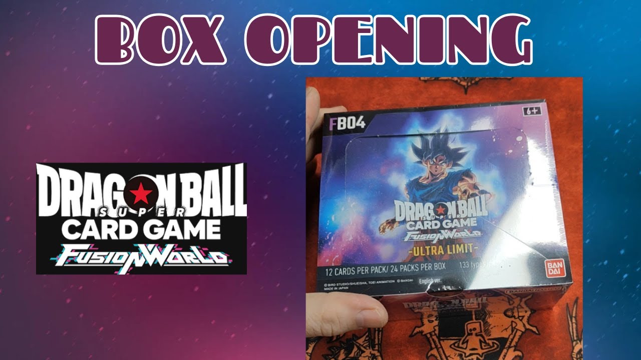 Dragon Ball Fusion World - Box Opening FB04 Ultra Limit