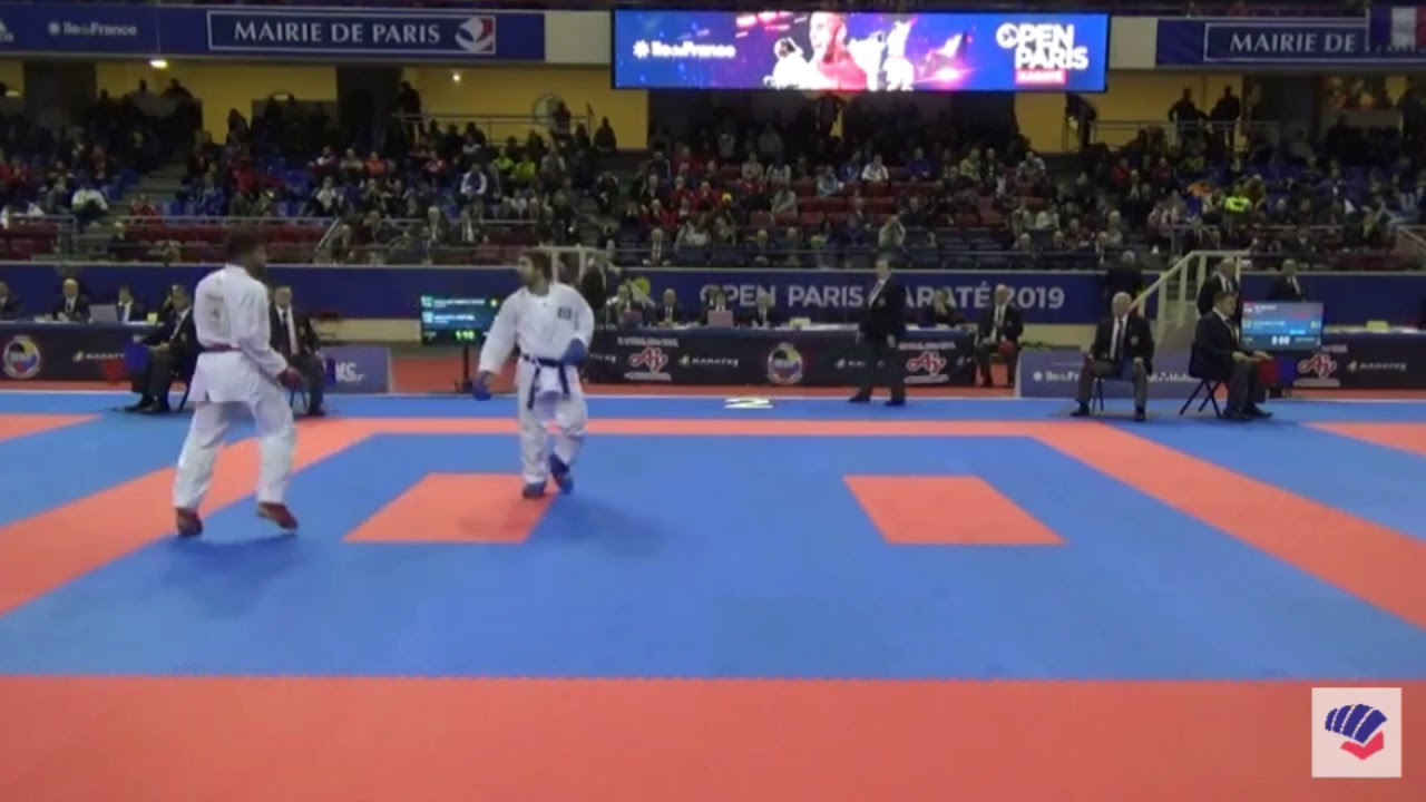 Rafael Aghayev (AZE) Sandi Ghulam Abbas (PAK) (-75kg) OPEN de Paris karate-1 premier league 
-2019