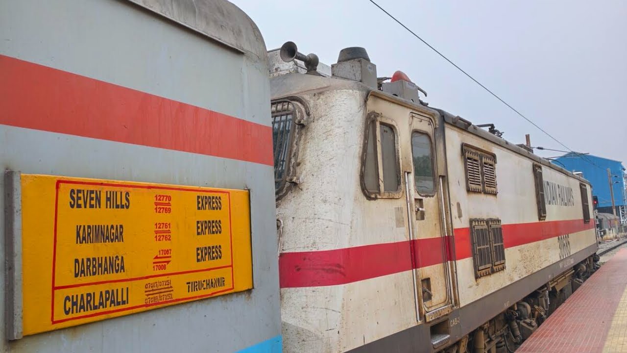 12770 SevenHills SF Express Secunderabad-Tirupati via#kurnool #anantapur #dharmavaram 