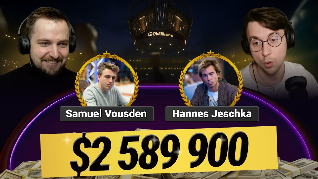Hero call за $500k! 🤯 Як Samuel Vousden взяв 7-й титул GGMillion$