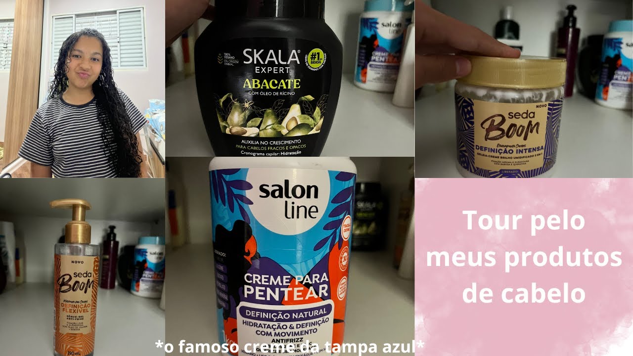 MEUS PRODUTOS DE CABELO!