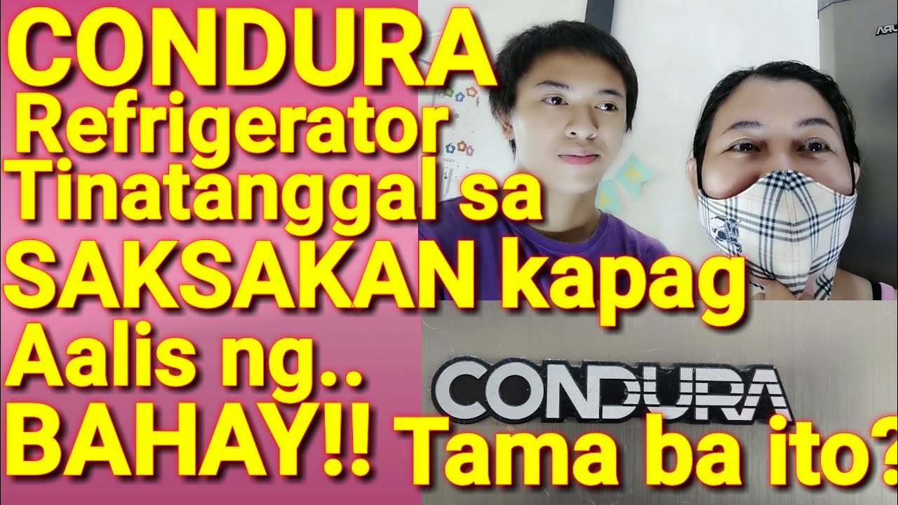 CONDURA REFRIGERATOR |Tama ba tanggalin sa saksakan ang Ref ?? | kapag aalis ng Bahay?? |
