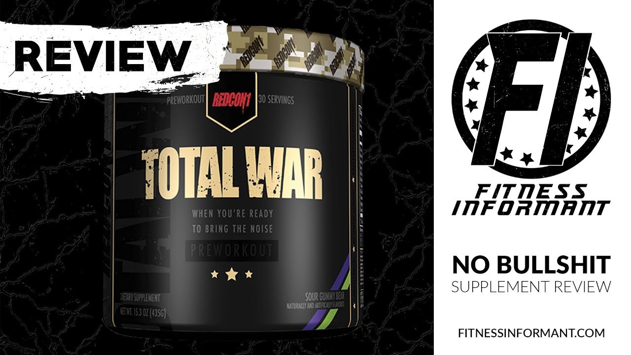 RedCon1 Total War REVIEW: Effective Pre-Workout with Proper Dosages
