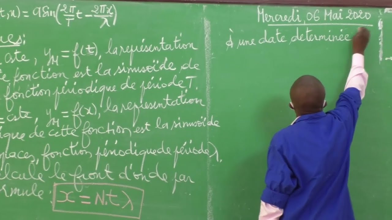 Cours de Sciences Physiques : Propagation des Ondes. Niveau Terminale D