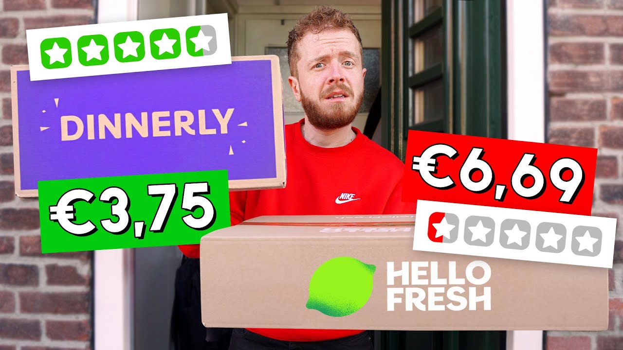 HELLOFRESH vs Dinnerly .. *NIET GESPONSORDE* Review 📦🍔