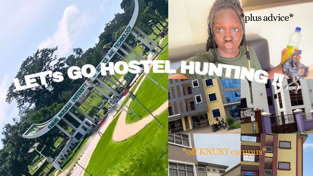 CHECKING OUT KNUST OFF CAMPUS HOSTELS*I walked like never before*#knust #collegelife #hostels #viral