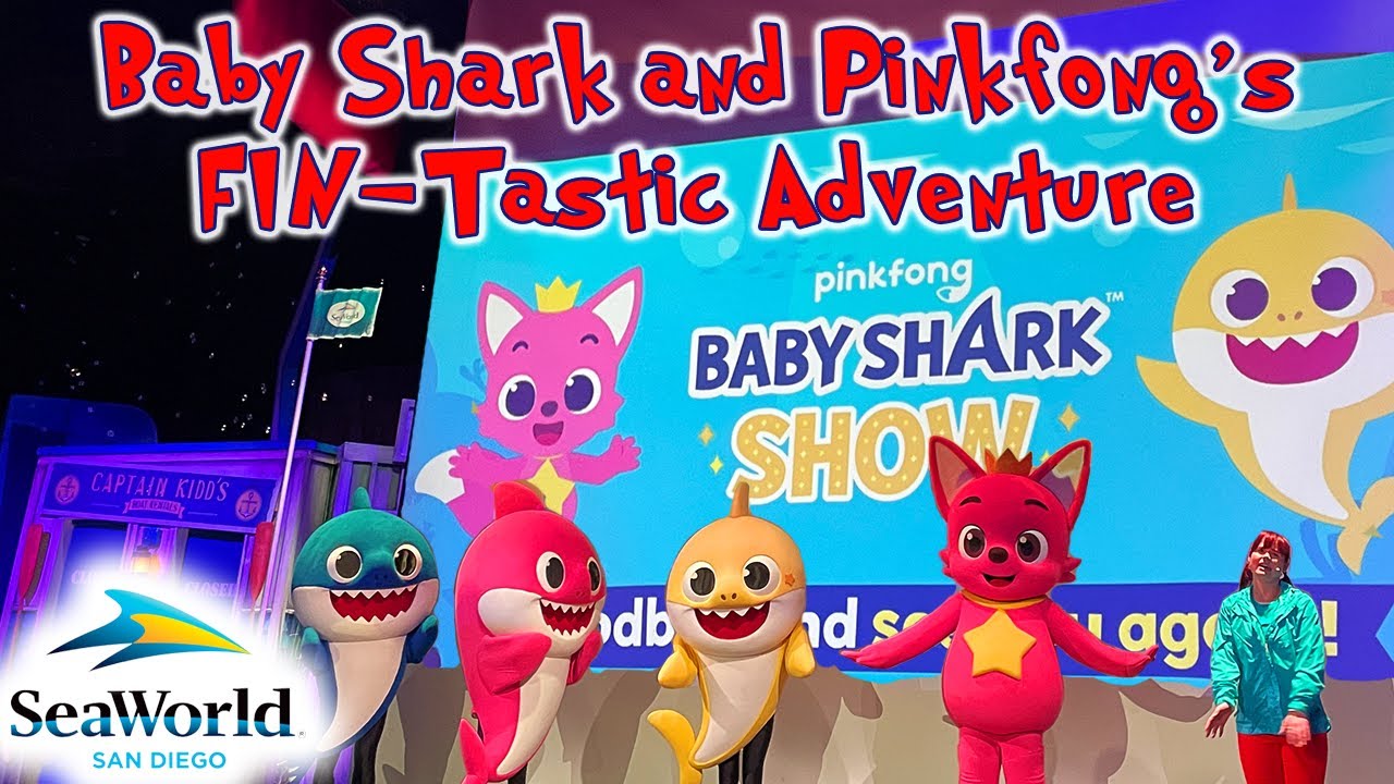 🎶🦈 Baby Shark and Pink Fong's Live Show at SeaWorld San Diego! | Full Family Experience