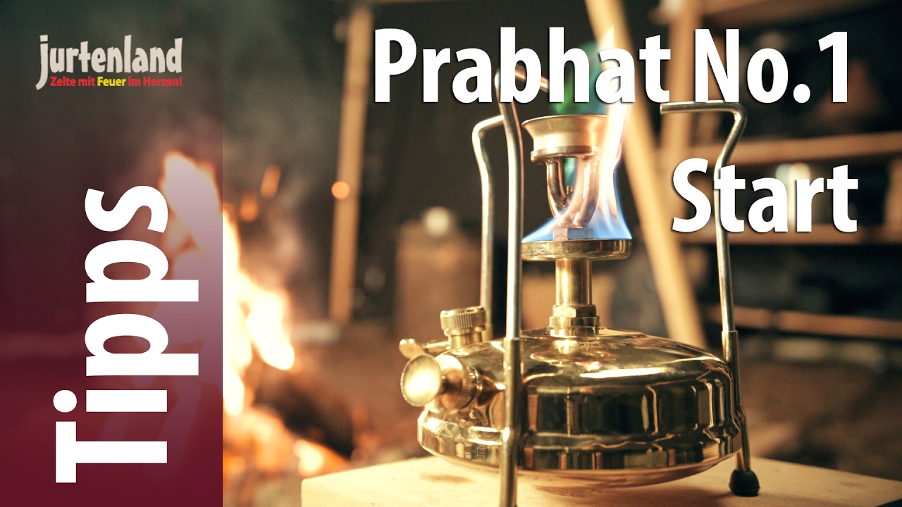 Wie wird der Petroleumkocher Prabhat No.1 gestartet? - Jurtenland