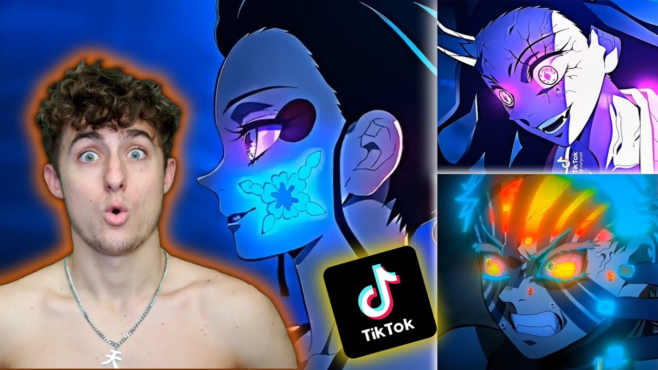 Demon Slayer edits - TikTok compilation *REACTION*
