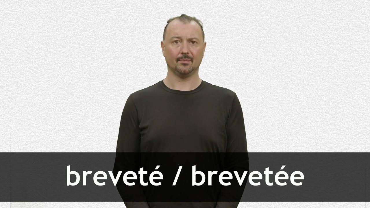 How to pronounce BREVET&Eacute; / BREVET&Eacute;E in French