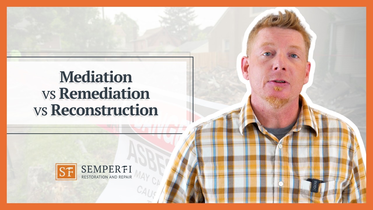 Mediation vs Remediation vs Reconstruction with Aaron Gogolin | Semper Fi Restoration and Repair