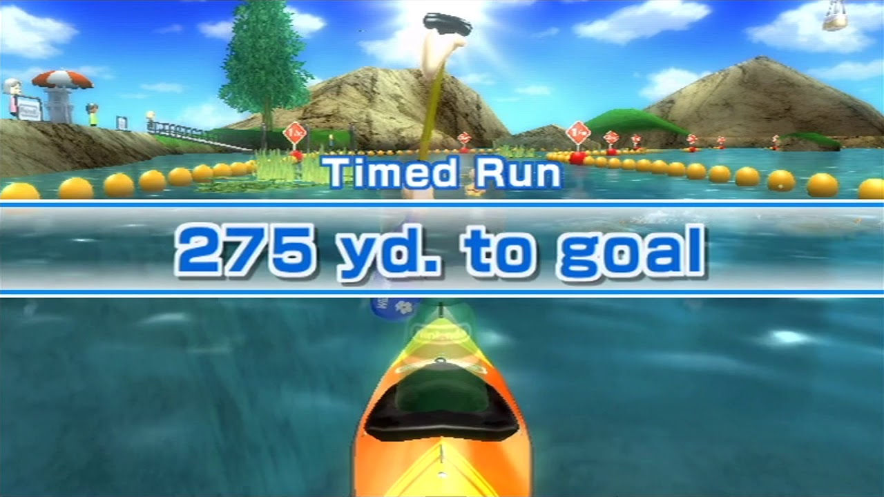 Wii Sports Resort - Canoeing Speed Challenge (Intermediate)