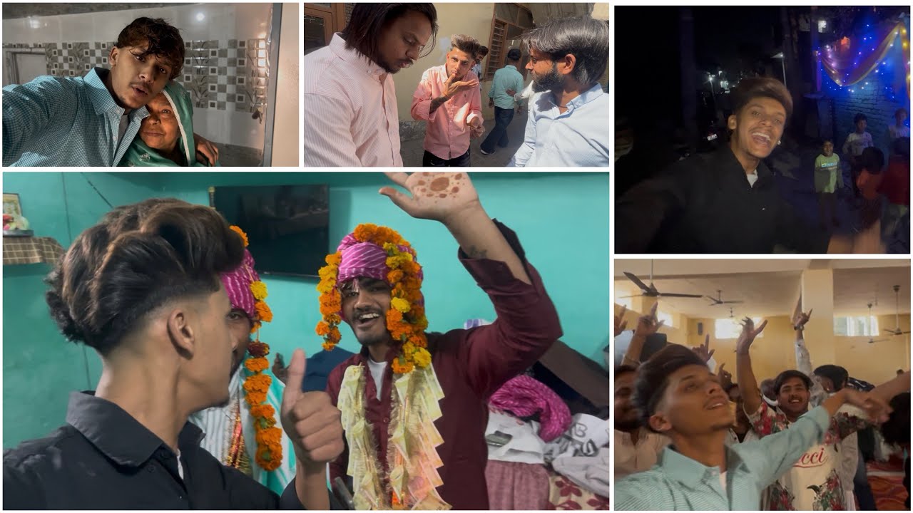 ajj giye party me sare bhai full moj kri sare bhai ne #vlog #dailyvlog #trending 