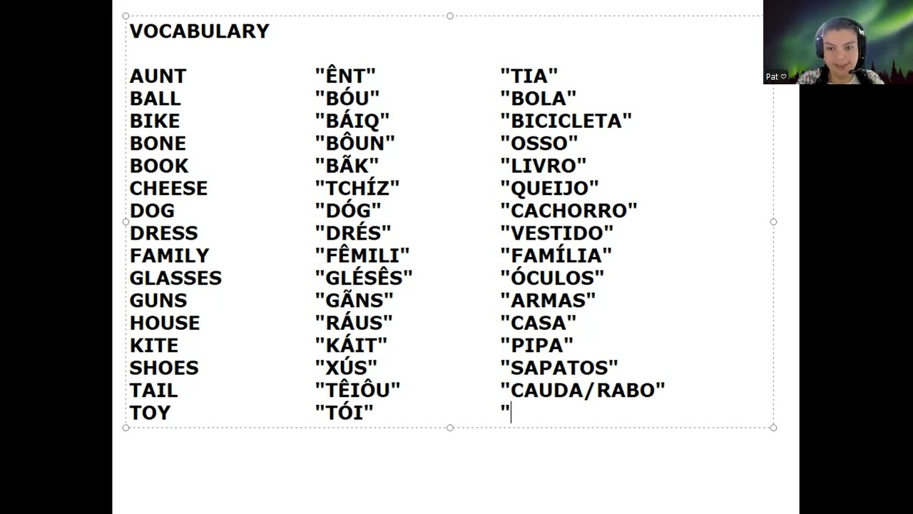 Aula de inglês 28
