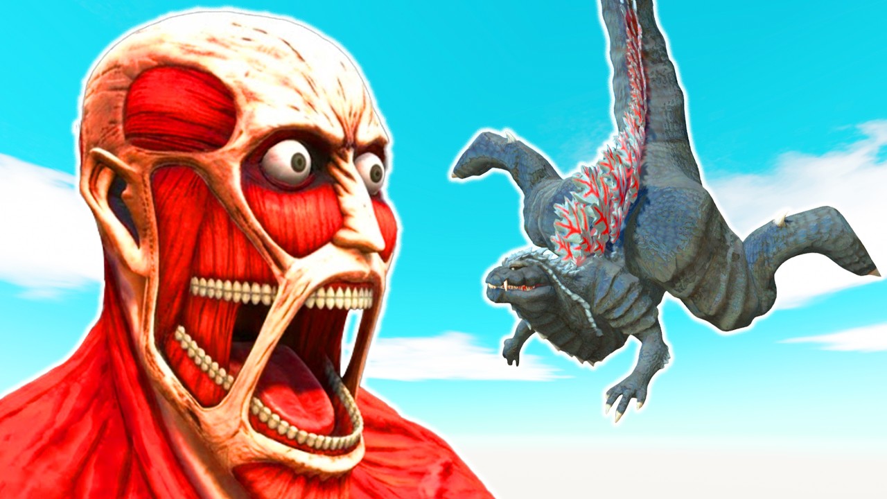 Which Godzilla Can Defeat Colossal Titan? - Animal Revolt Battle Simulator