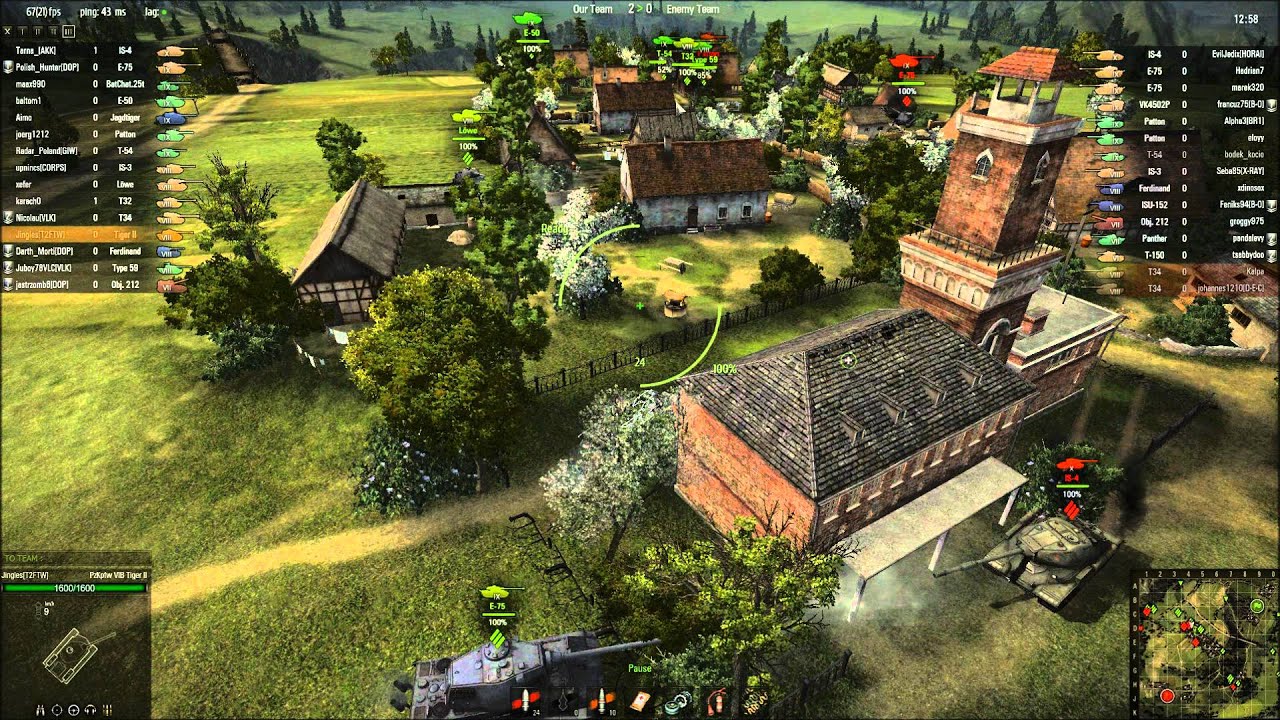 World of Tanks - Tiger II Tier 8 Heavy Tank - No Guts, No Glory!