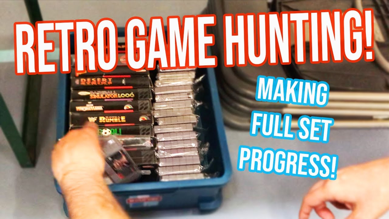 Video Game Hunting Live! Nintendo NES & Game Boy Haul! Full Set Progress