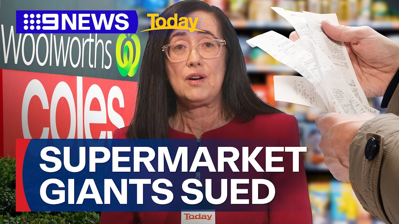 Woolworths and Coles sued by Australia's consumer watchdog | 9 News Australia