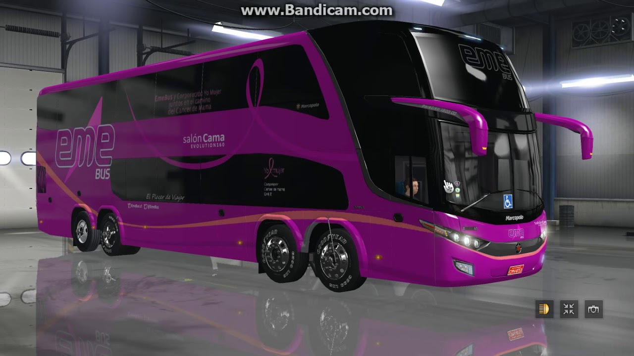 ETS2 - Skins Pack Eme Bus para el Marcopolo 1800 DD G7 MOD SHOP + LINK
