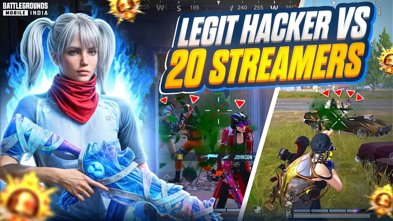 Legit Hacker Vs 20 Streamers💀Pro YouTubers Called Me H@cker & Reported Me🔥 Fastest Clutches | BGMI