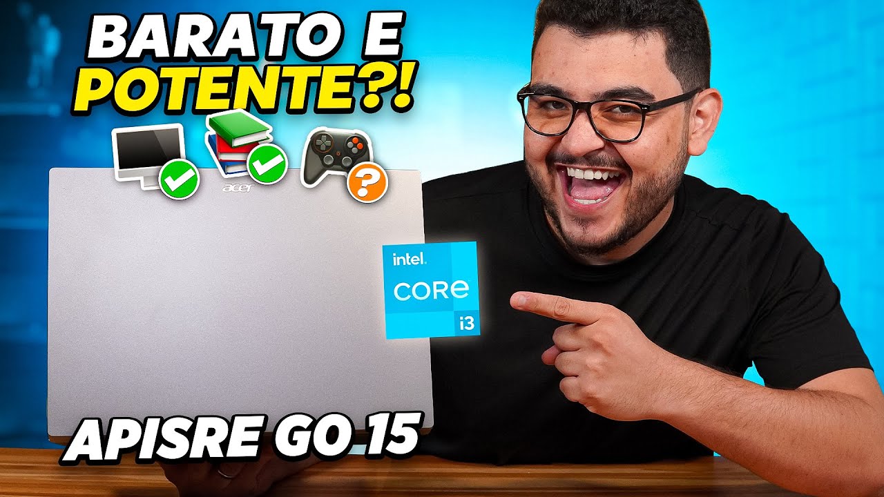 Melhor Notebook Barato de 2026? Acer Aspire Go 15 com i3 1305U 💻 Unboxing, Análise e Desmontagem