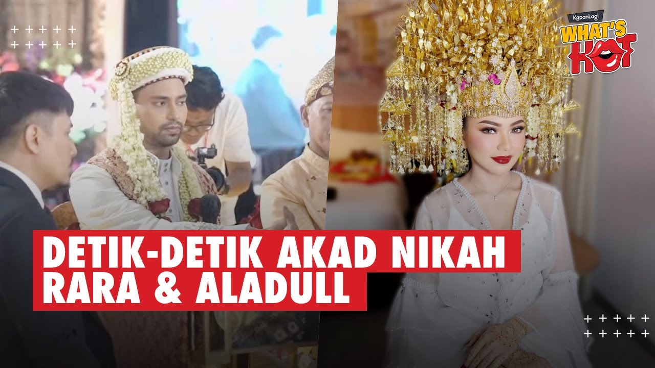 Detik-Detik Akad Nikah Lady Rara & Aladull Digelar Di Prabumulih, Ini Mahar Spesialnya