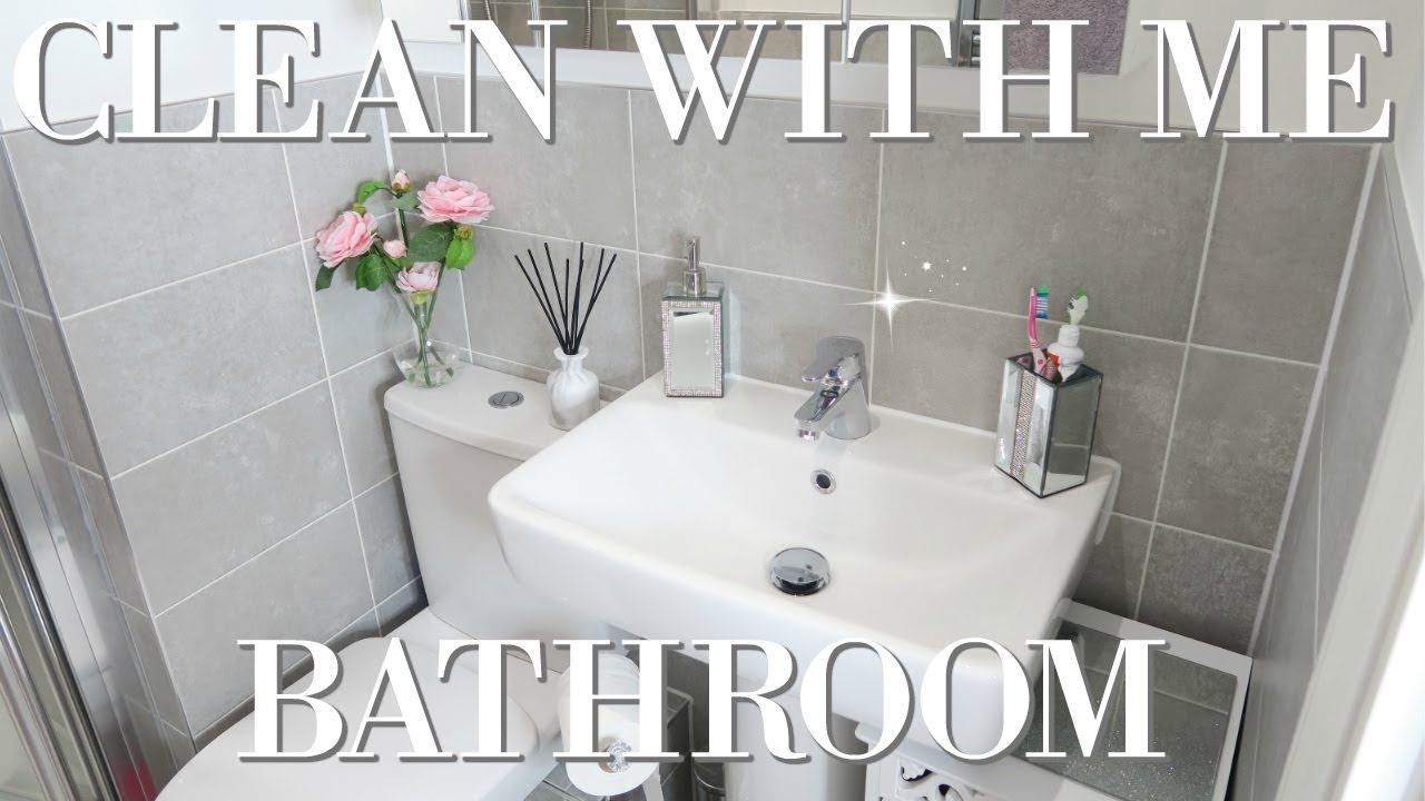 HOW TO CLEAN YOUR BATHROOM | CLEAN MY ENSUITE WITH ME | RELAXING CLEAN WITH ME SPEED CLEAN 2018