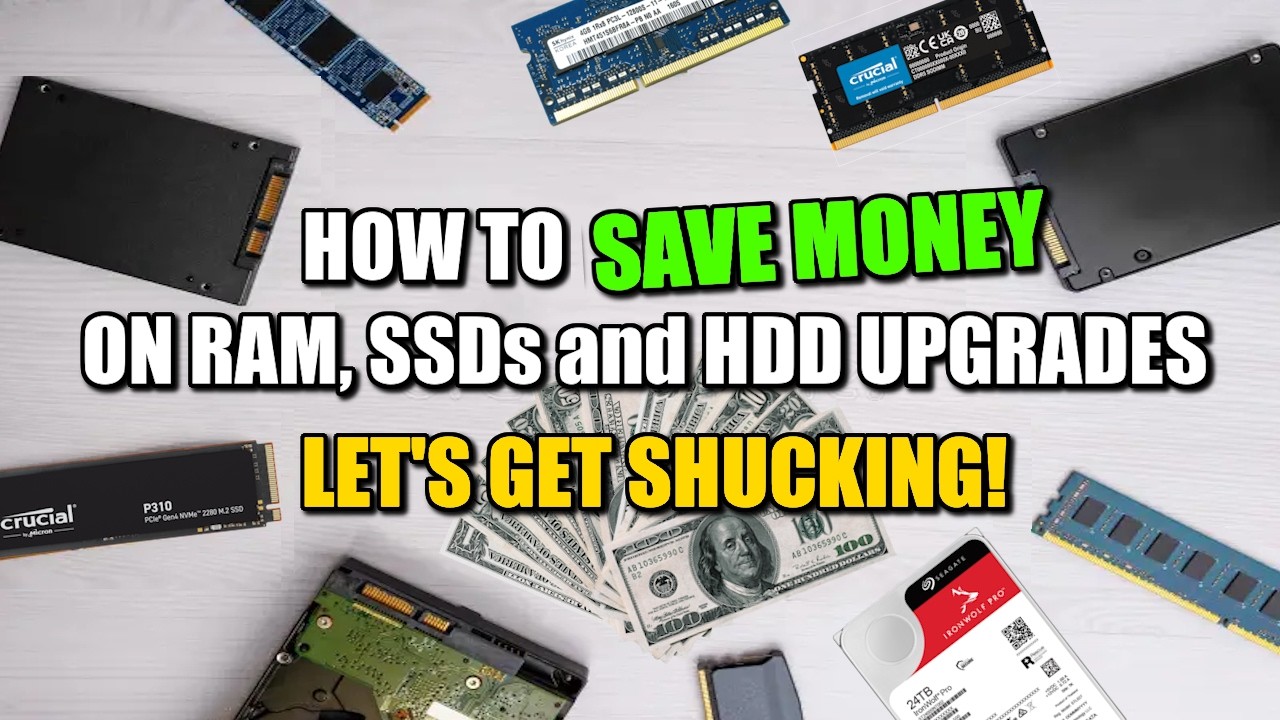How to Save $$$ on RAM, SSDs and HDDs - LET'S SHUCK!