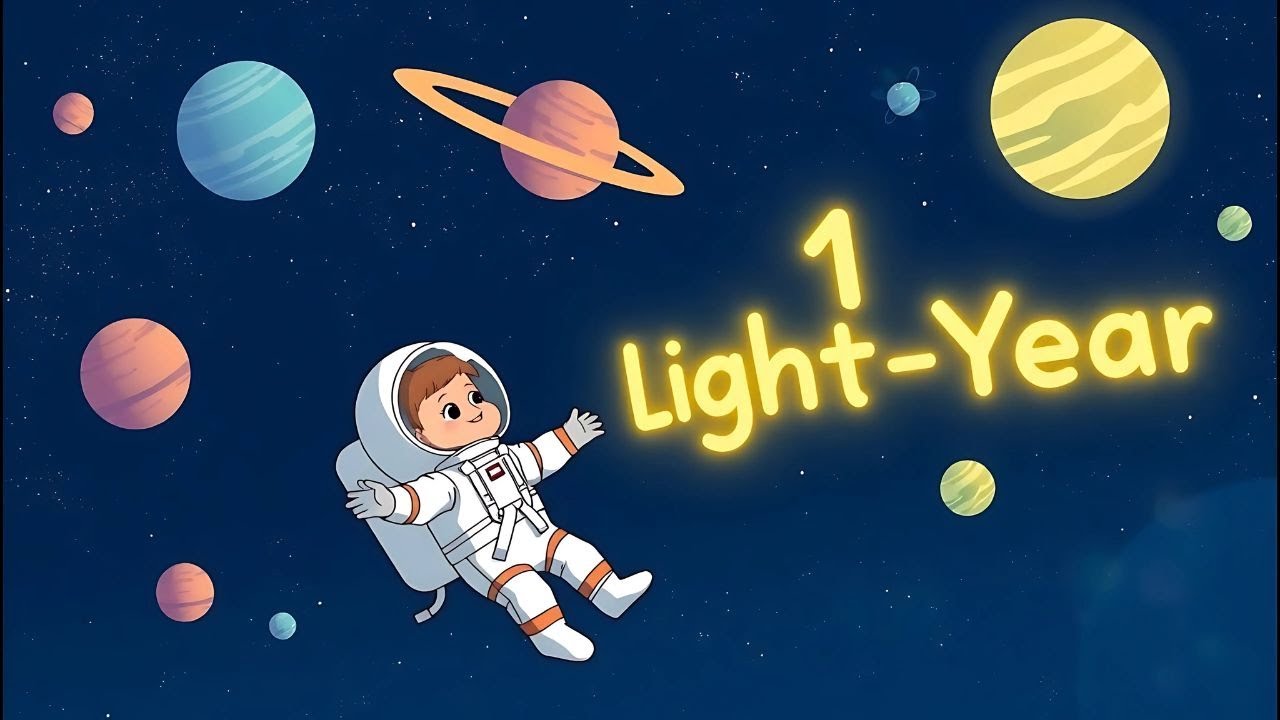 How to Measure a Light Year? | Fun Science for Kids! 🚀✨