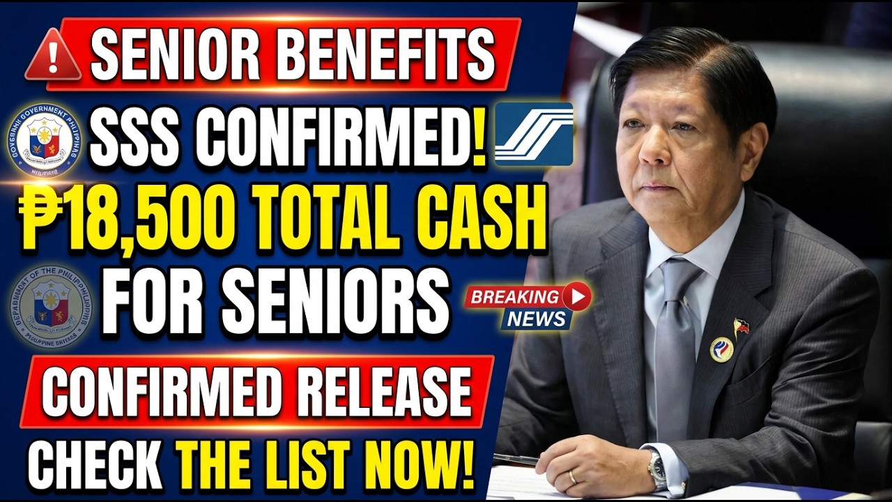 SSS CONFIRMED! ₱18,500 TOTAL CASH FOR SENIORS &mdash; Suriin Kung Kasama Ka Sa Listahan!