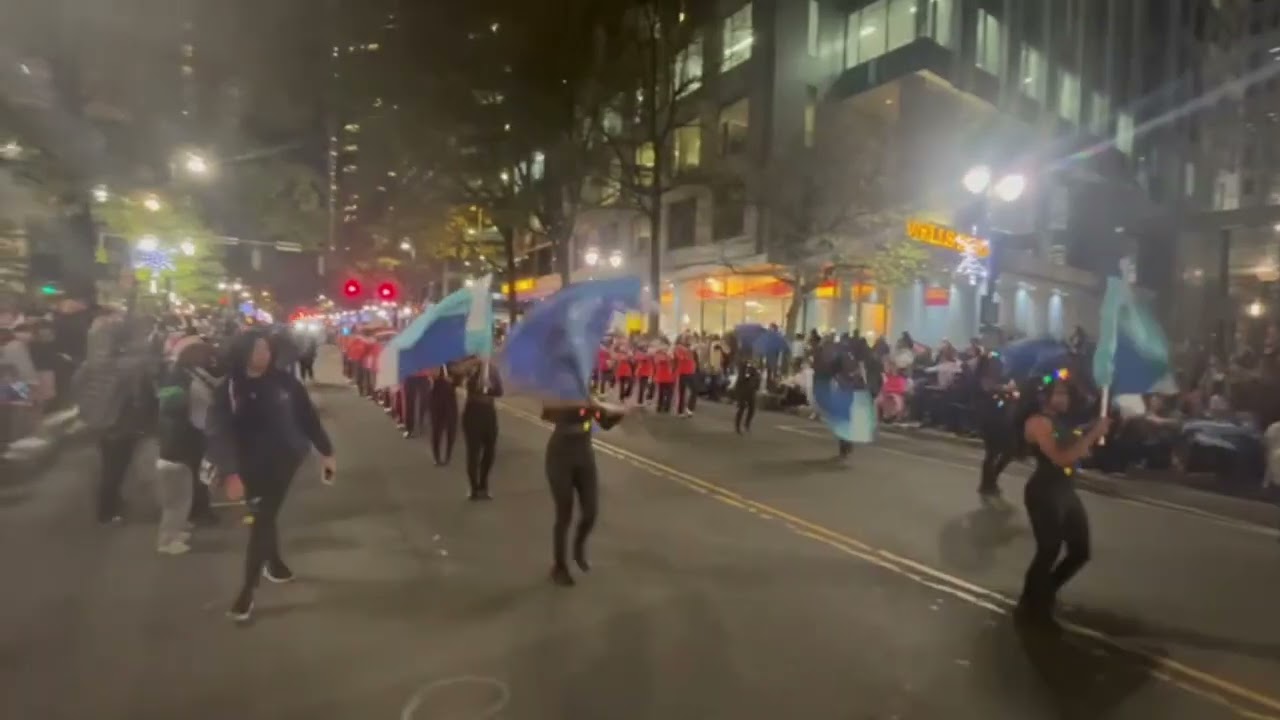 Julius L Chambers High School - Marching Band - Thanksgiving Parade Clips