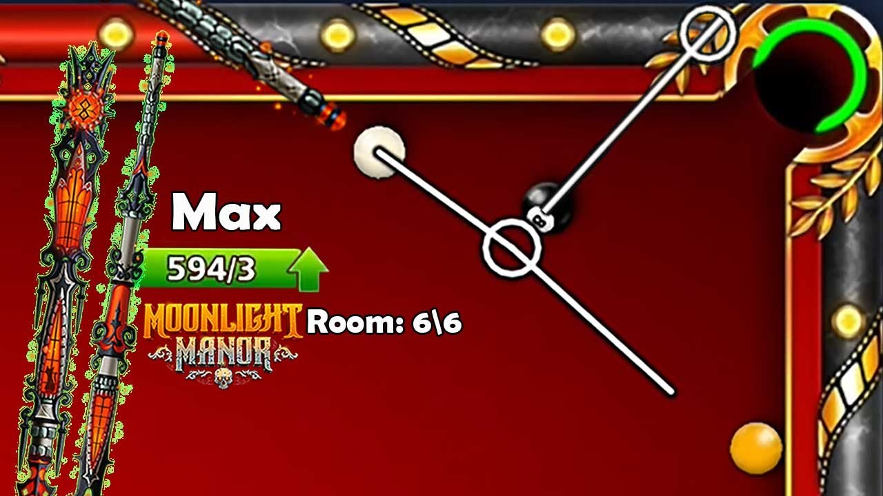 Moonlight Manor Cue 594 pieces Level Max 🙀 Rooms 66 Event 8 ball pool