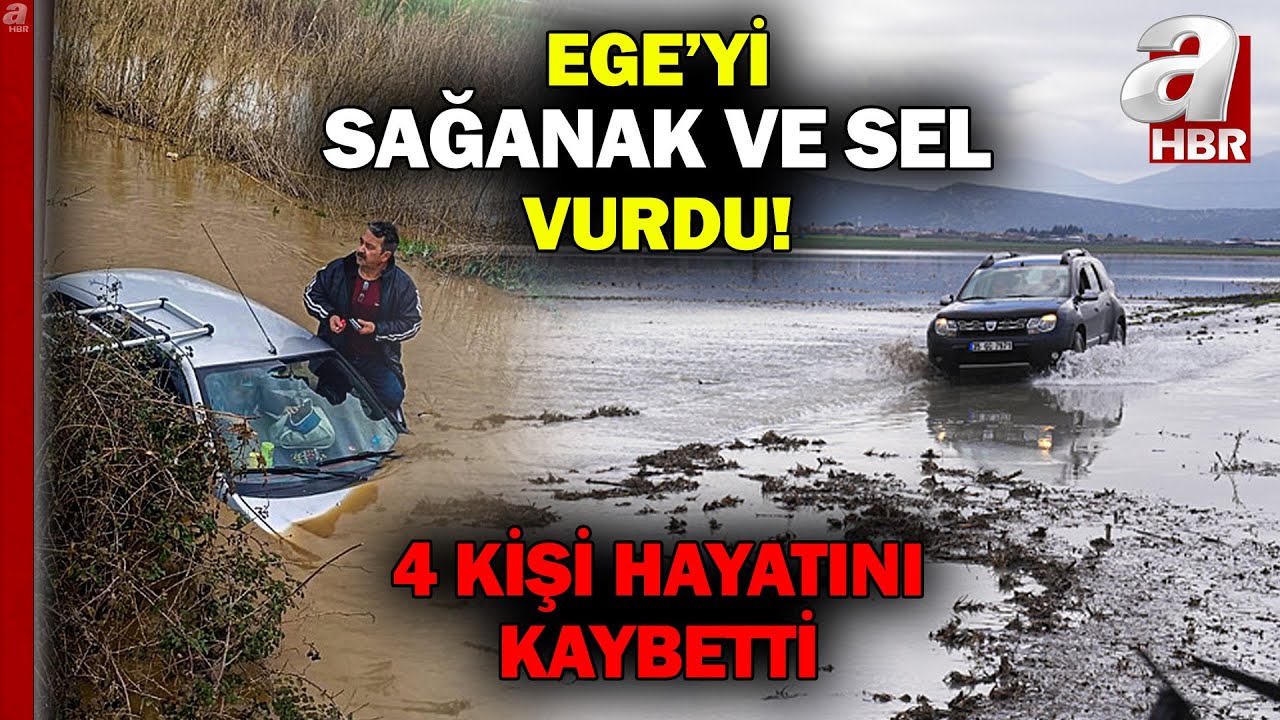 İzmir ve Muğla'da yağış sonrası 4 can kaybı! Son 88 yılın en yüksek ikinci yağışı... | A Haber