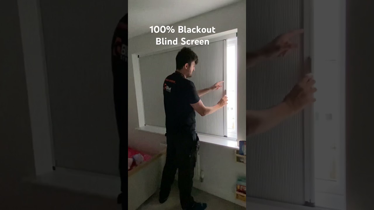 100% Blackout Blind Screen #shorts #blackout #blinds