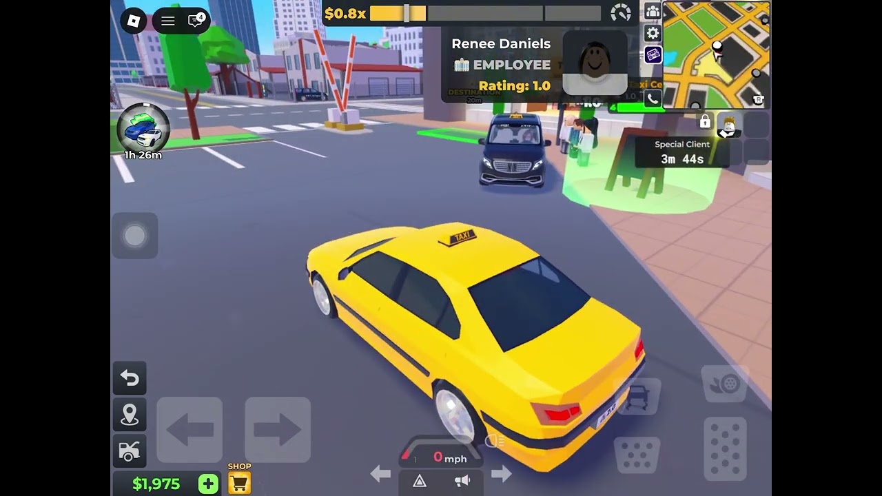 My trash taxi game..