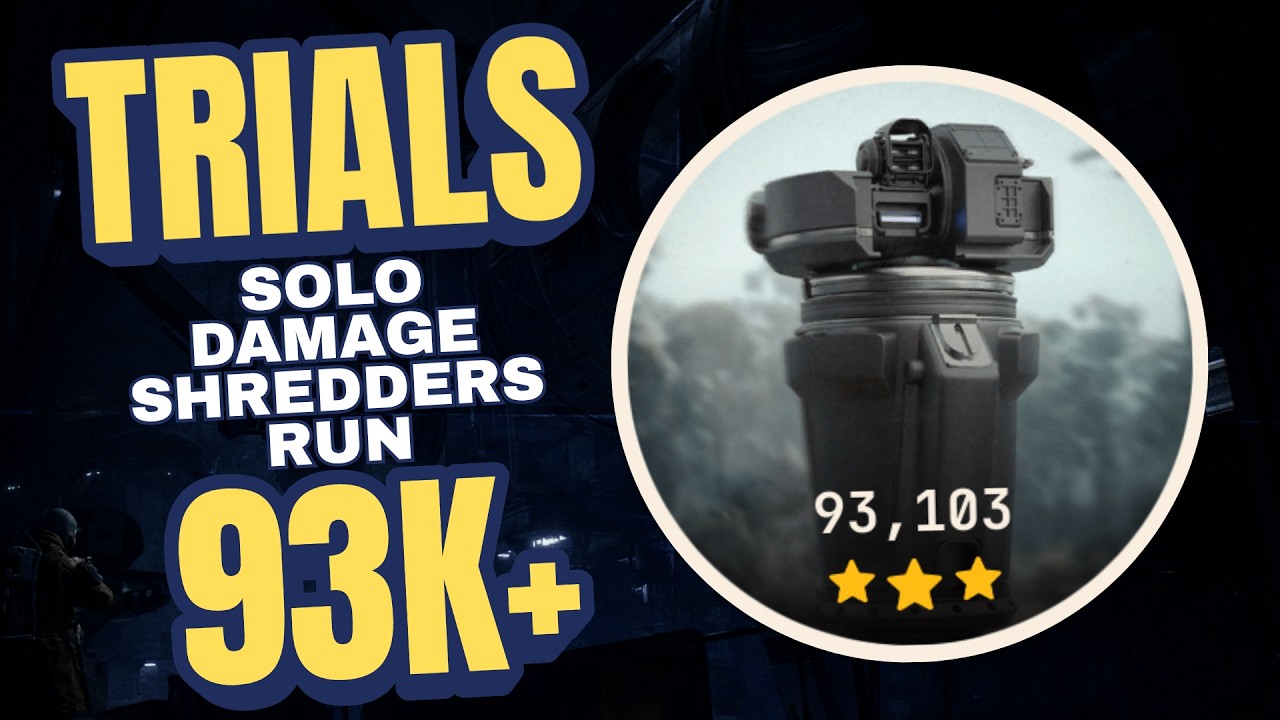 Solo Deal Damage To Shredders Trials Run 93K+ | ARC Raiders