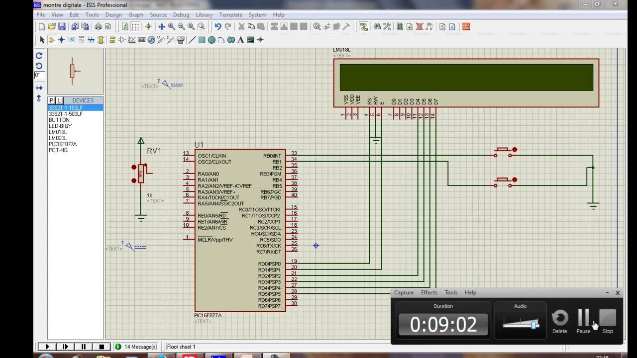 cours PIC N24 : conversion analogique numérique ADC avec le microcontrôleur pic16f877 partie-1