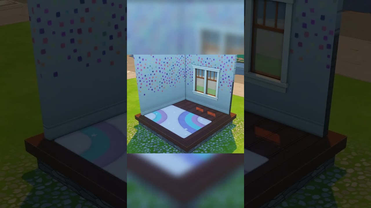 Pre-Teen Room. (Base Game + Growing Together) #shorts