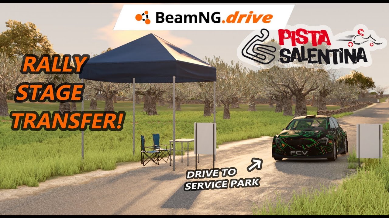 BeamNG Rally now has Stage Transfer! | Rally del Salento - Pista Salentina | New rally map download