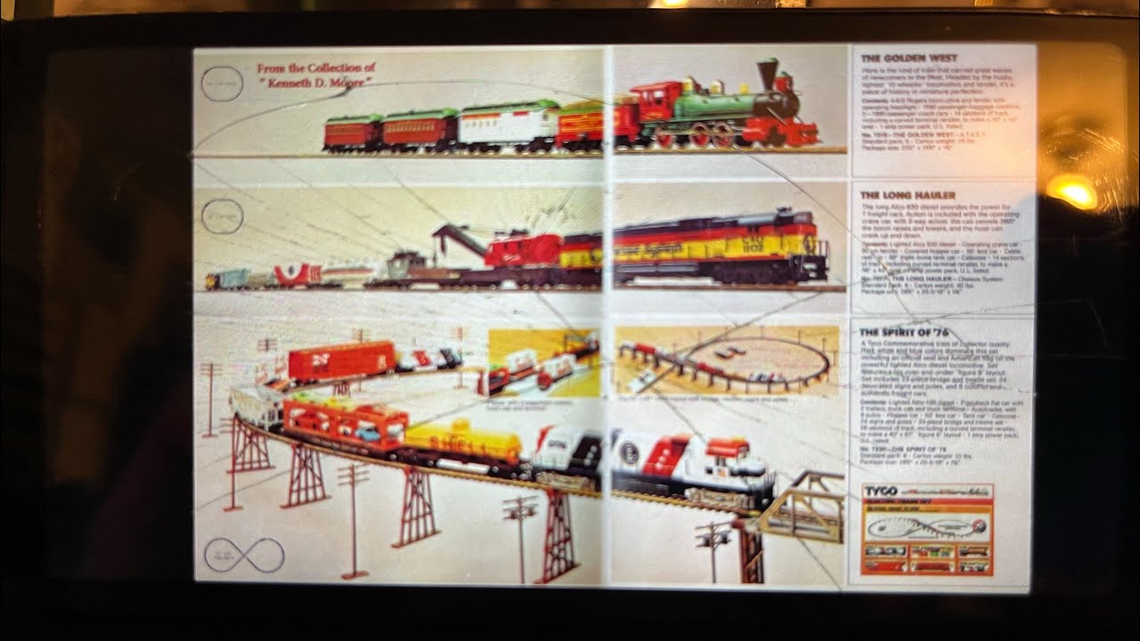 TYCO THE LONG HAULER HO Scale Electric Train Set! 1974-1975 Release with a Chessie c630 Locomotive!